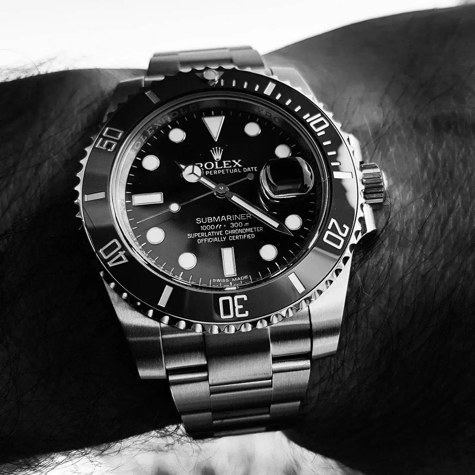 Rolex Submariner 40 mm 300M Cal. 3135 Ref. 116610LV (B&W) (2).webp