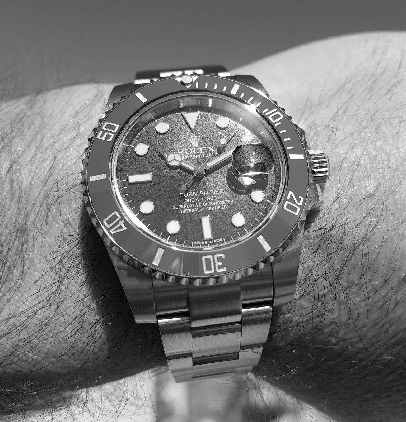 Rolex Submariner 40 mm 300M Cal. 3135 Ref. 116610LV (ByN)(1).webp