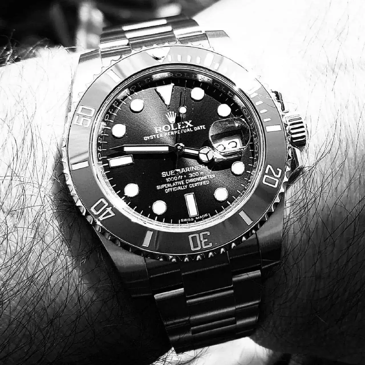 Rolex Submariner 40 mm 300M Cal. 3135 Ref. 116610LV (ByN) (1).webp