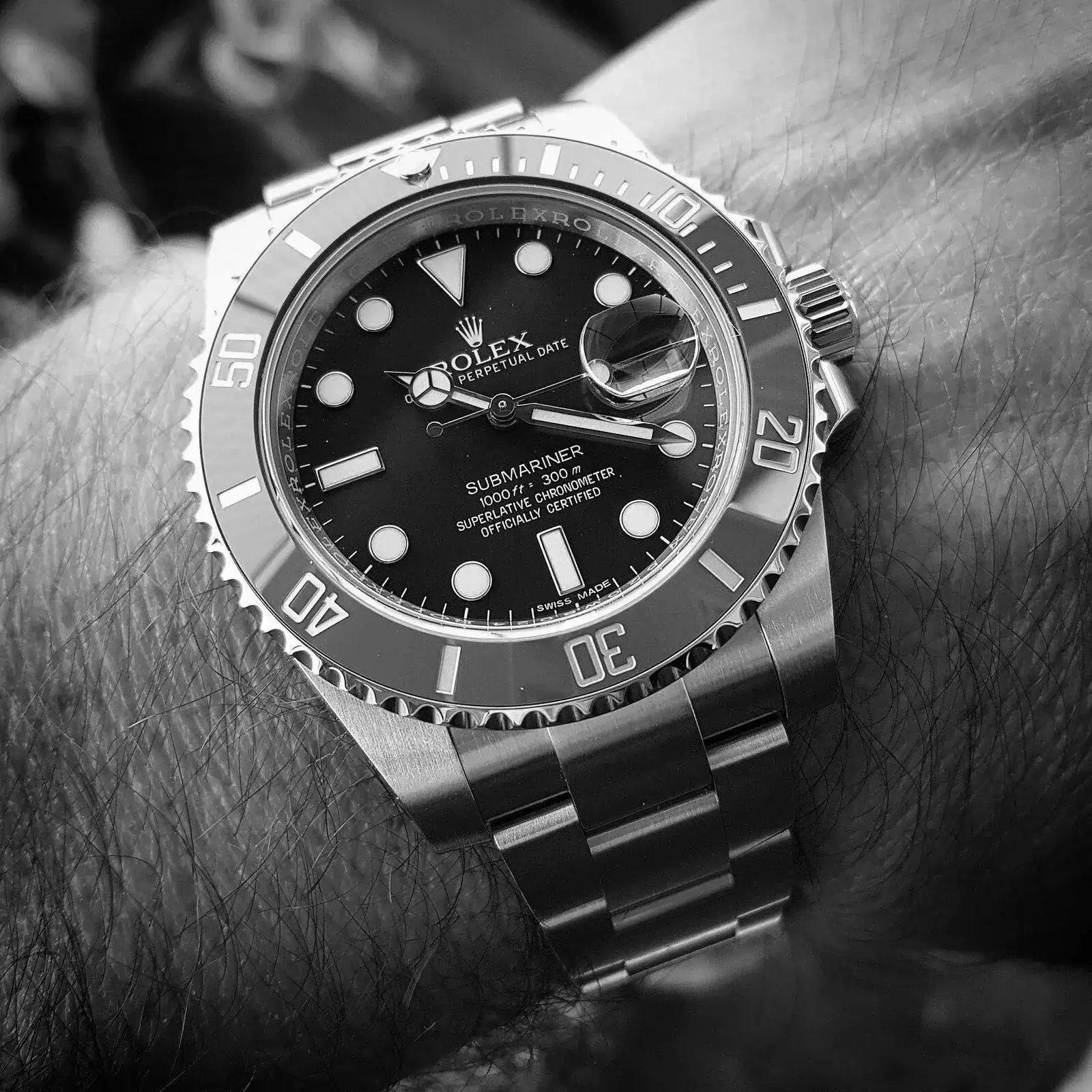 Rolex Submariner 40 mm 300M Cal. 3135 Ref. 116610LV (ByN)(2).webp