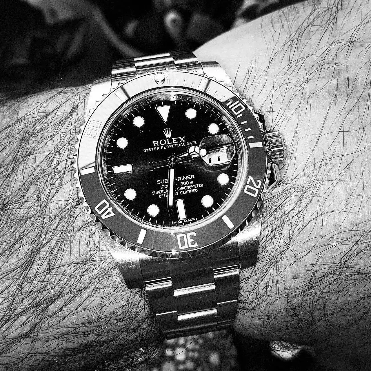 Rolex Submariner 40 mm 300M Cal. 3135 Ref. 116610LV (ByN).webp