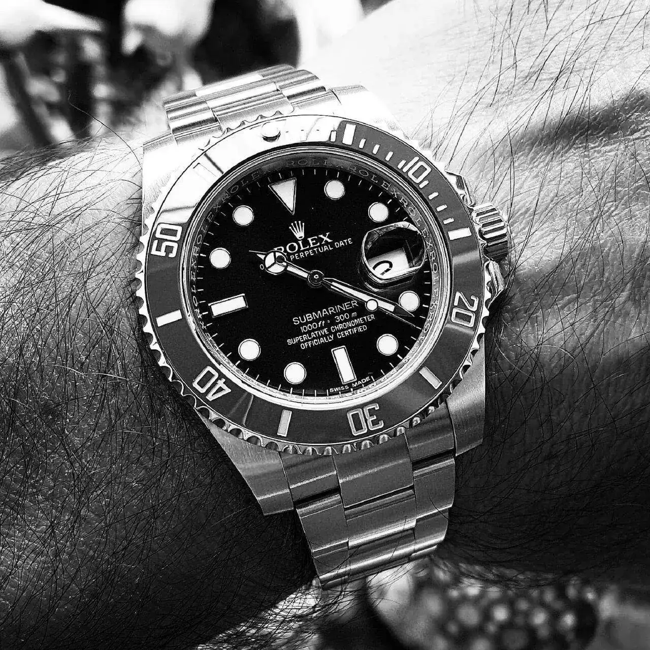 Rolex Submariner 40 mm 300M Cal. 3135 Ref. 116610LV (ByN).webp