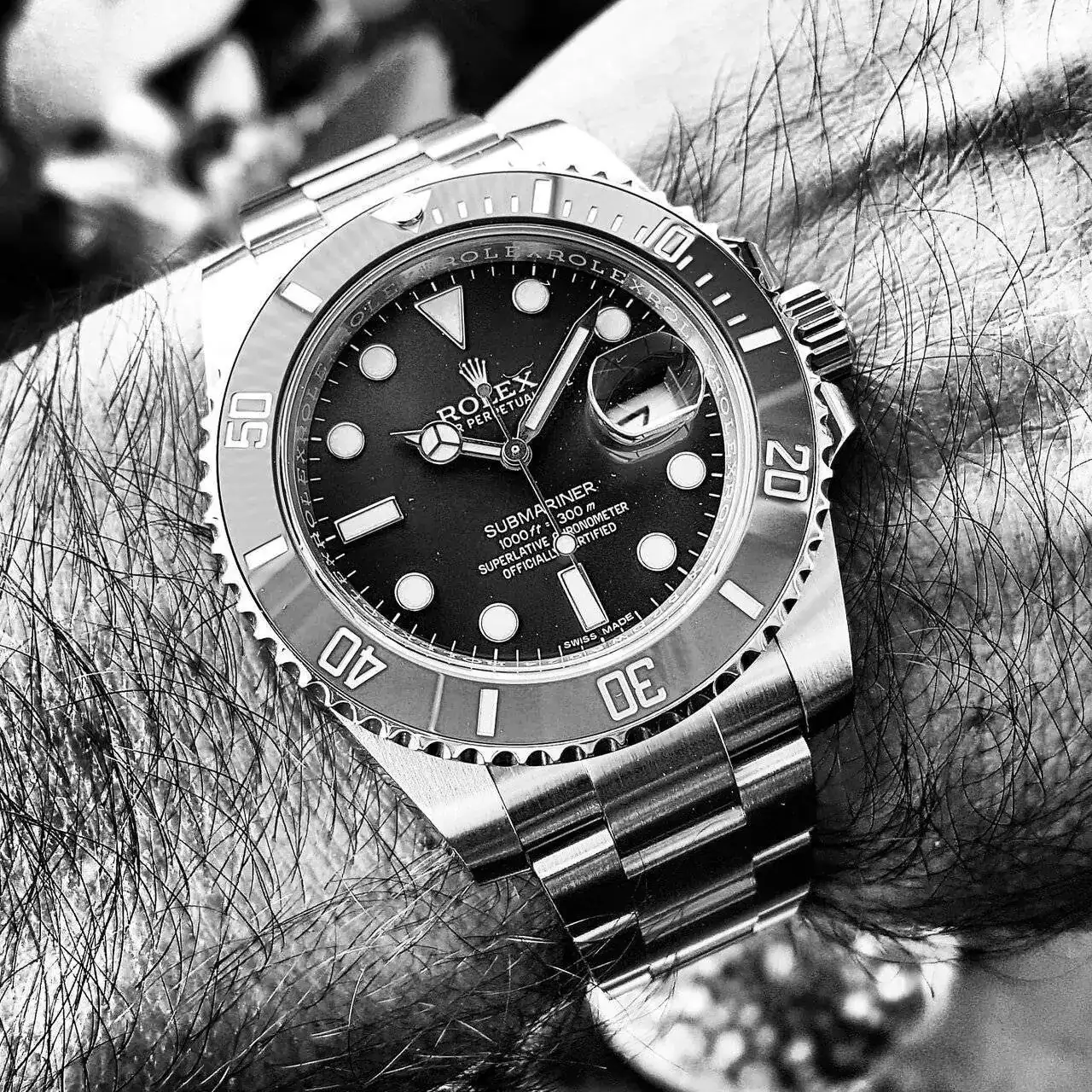 Rolex Submariner 40 mm 300M Cal. 3135 Ref. 116610LV (ByN).webp