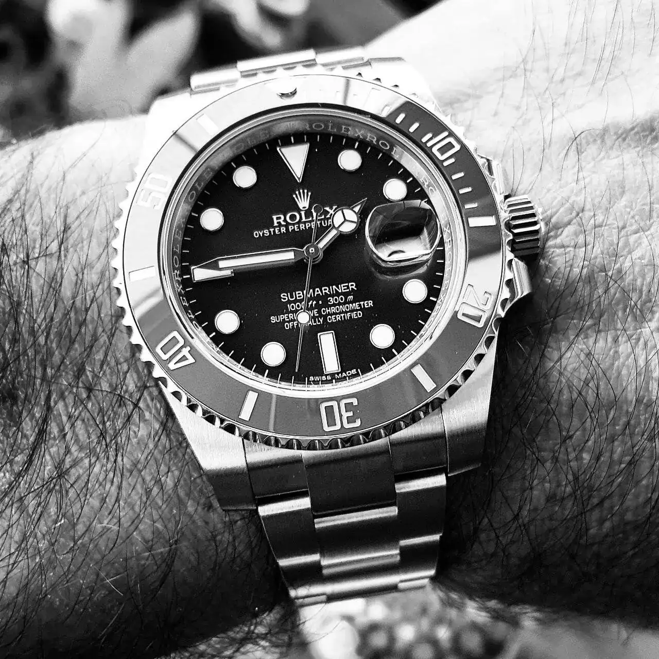 Rolex Submariner 40 mm 300M Cal. 3135 Ref. 116610LV (ByN).webp