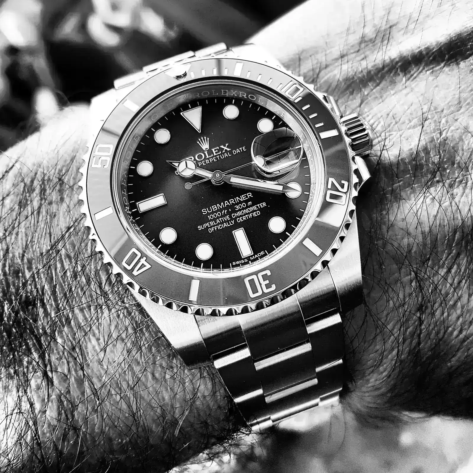 Rolex Submariner 40 mm 300M Cal. 3135 Ref. 116610LV (ByN).webp