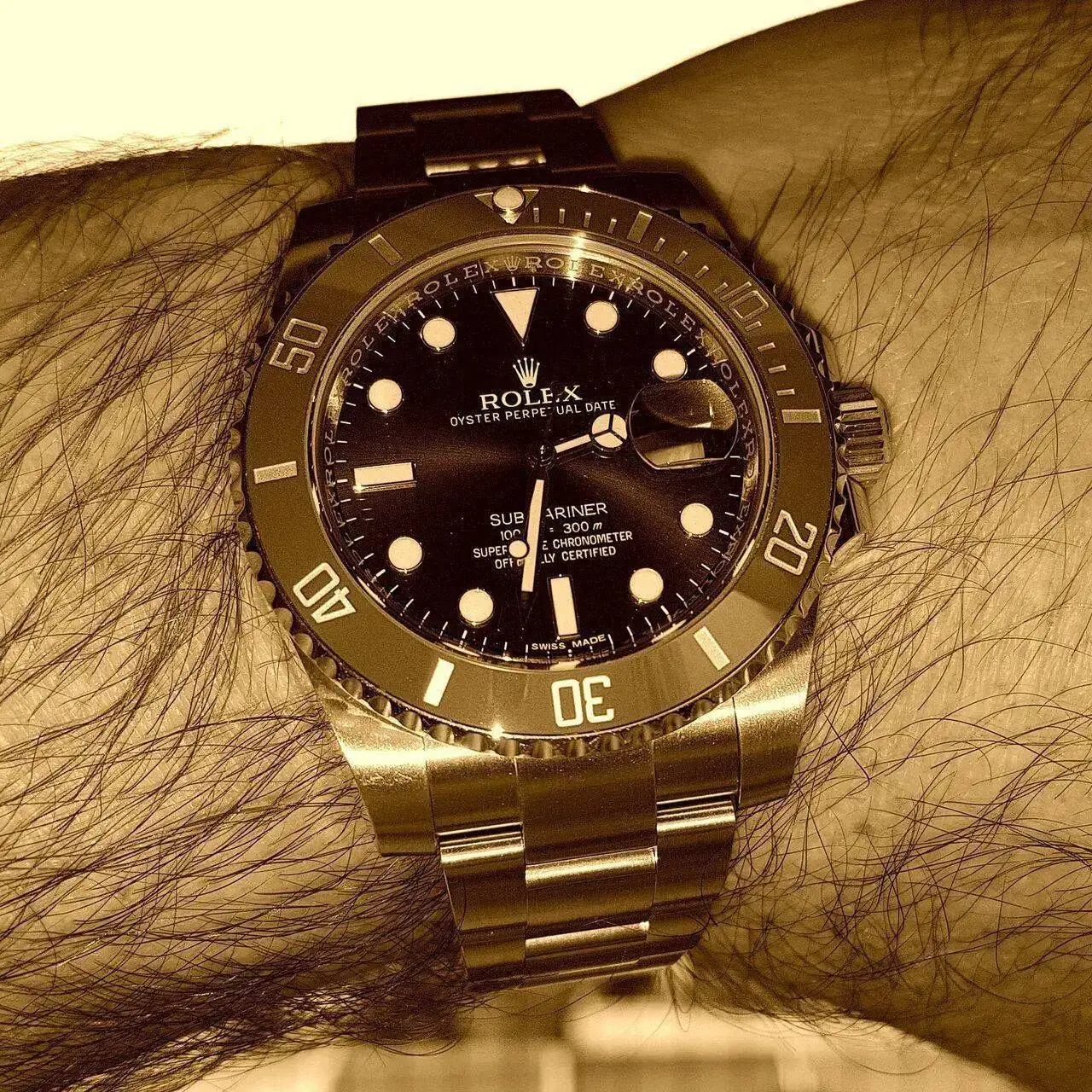 Rolex Submariner 40 mm 300M Cal. 3135 Ref. 116610LV (Sepia).webp