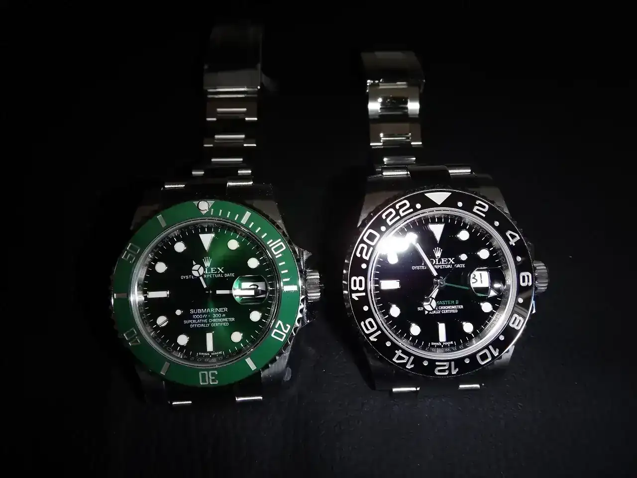 Rolex Submariner Ref. 116610LV  & GMT Master II Ref. 116710LN.webp