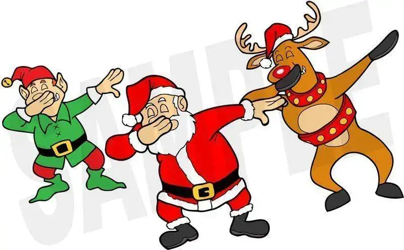 SAMPLE-Dabbing-Santa-Elf-Rudolph.webp