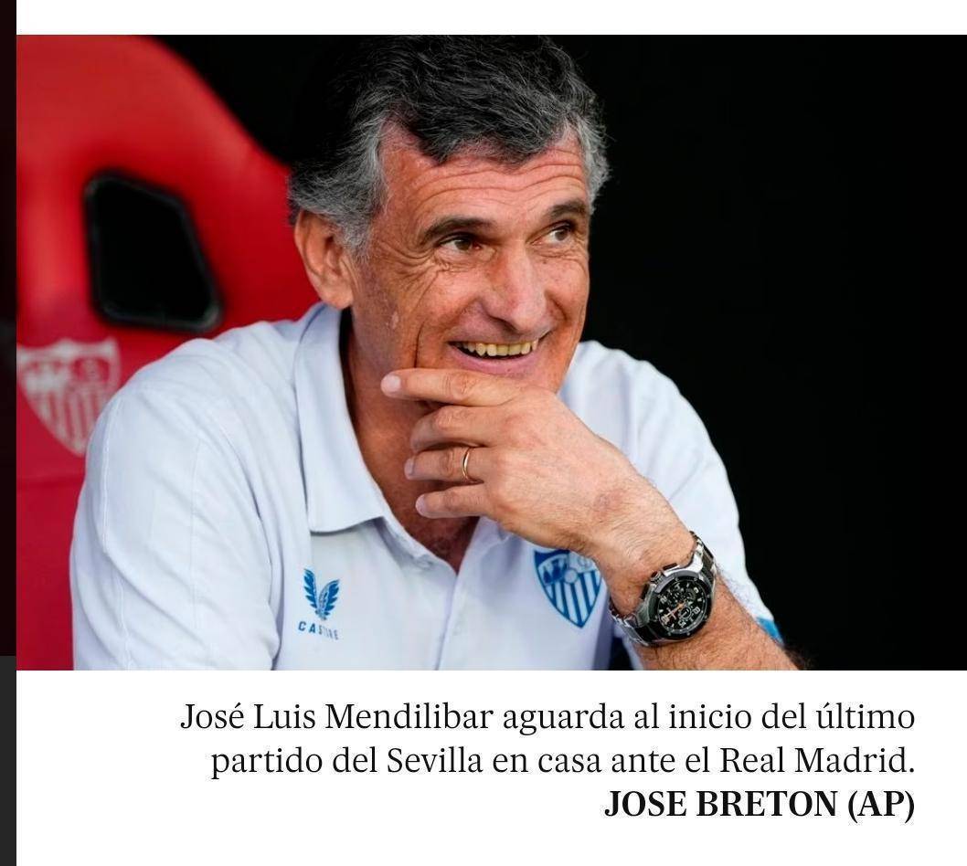 Jose Luís Mendilibar, entrenador del Sevilla FC. | Relojes Especiales, EL  foro de relojes