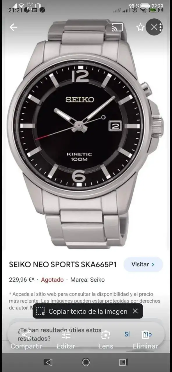 Ayuda con Seiko Kinetic Relojes Especiales EL foro de relojes