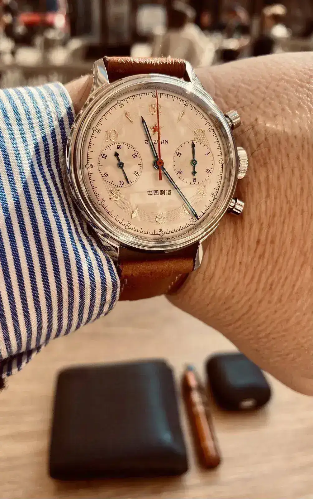 Seagull 1962 ST19 Plan B Atellier Strap Avestruz_5.webp