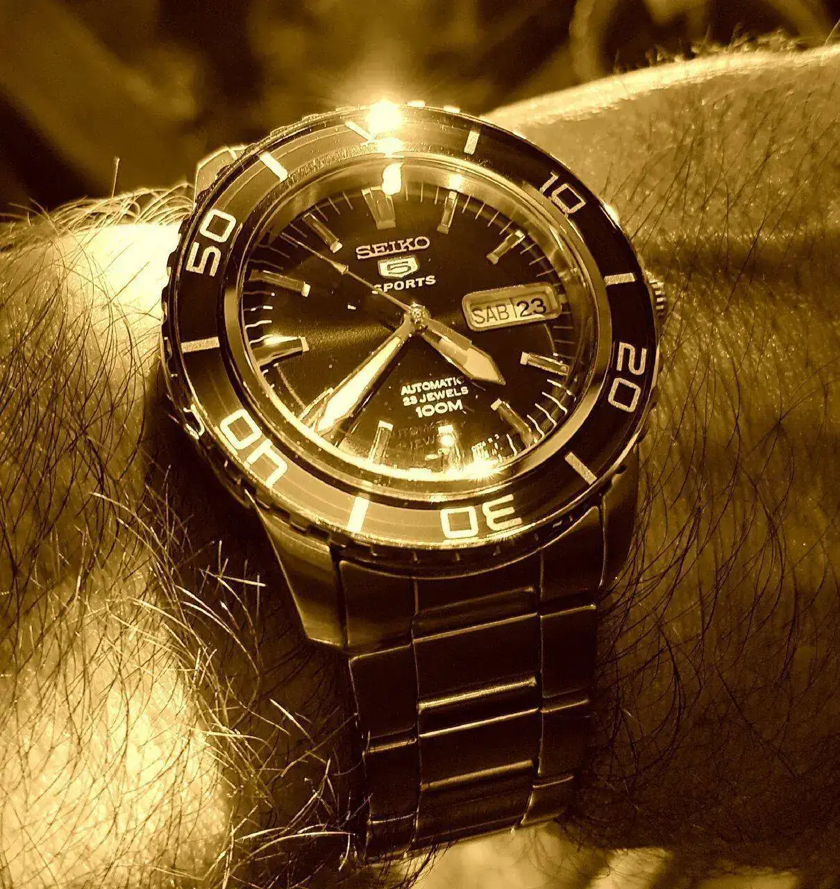 Seiko 5 SNZH53 Cal. 7S36 100M (Sepia).webp
