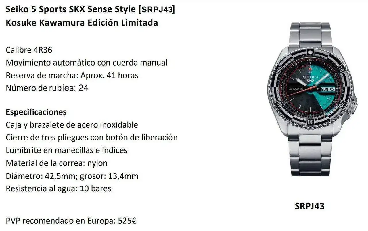 Seiko 5 Sports SKX SRPJ43.webp
