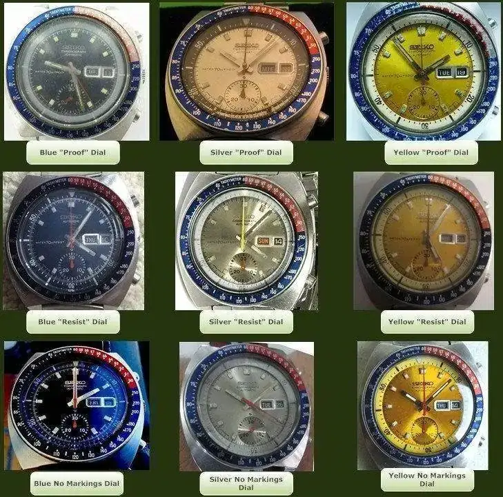 Seiko+6139+nine+dial+variations+Andhora.webp