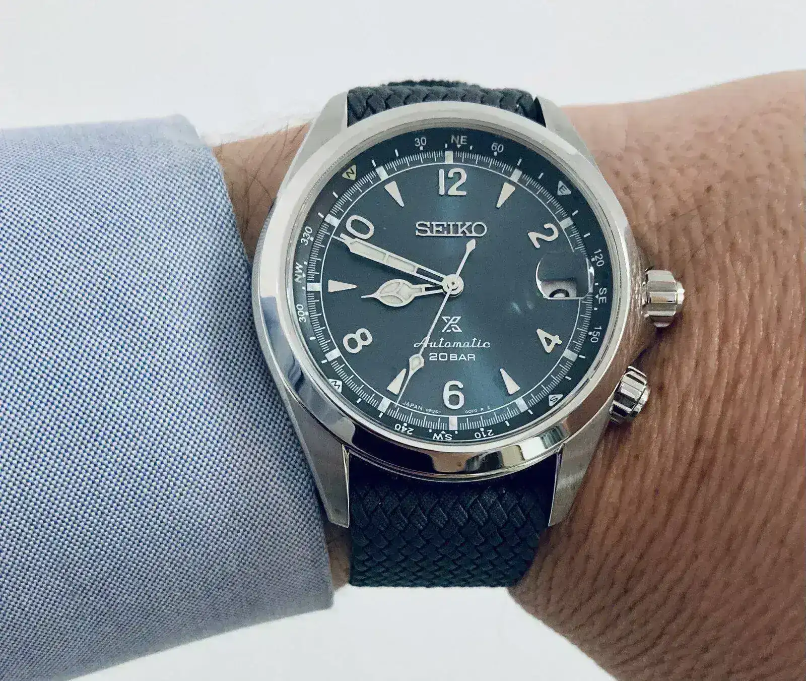 Seiko Alpinist Mountain Glacier SPB199J1 Limited Edition EU Perlon Grey_6.webp