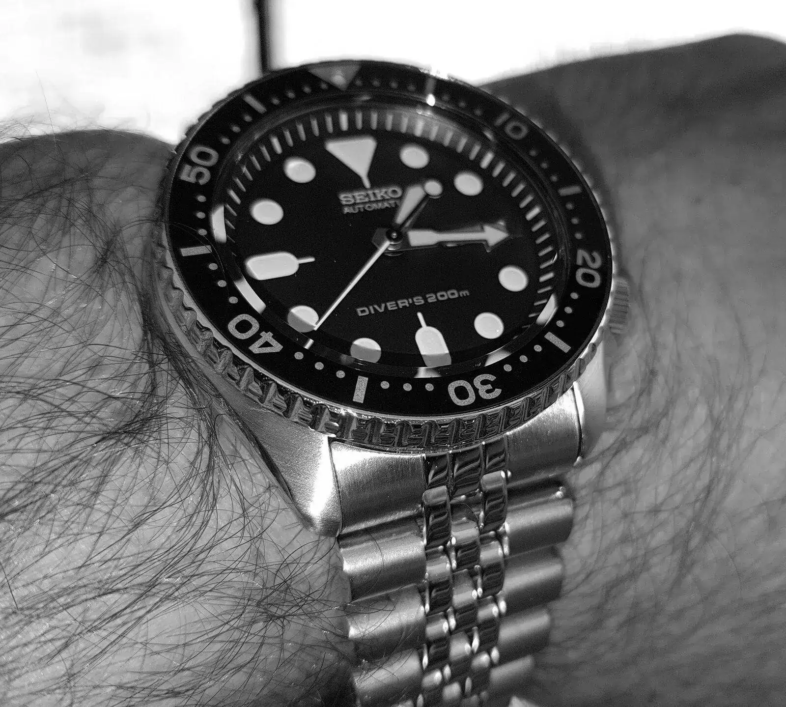 Seiko Diver SKX009 Cal. 7S26 Auto 200M (ByN).webp