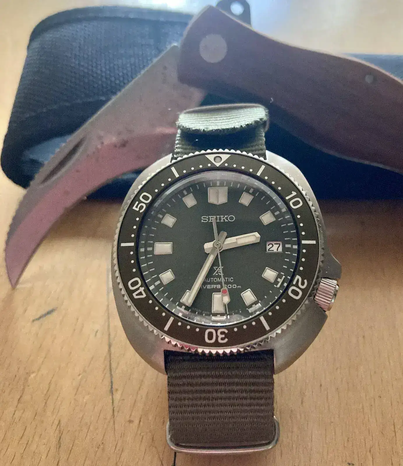Seiko PROSPEX DIVERS REEDICION 1970 Second Diver SPB153J1 Capt. Willard con navaja.webp