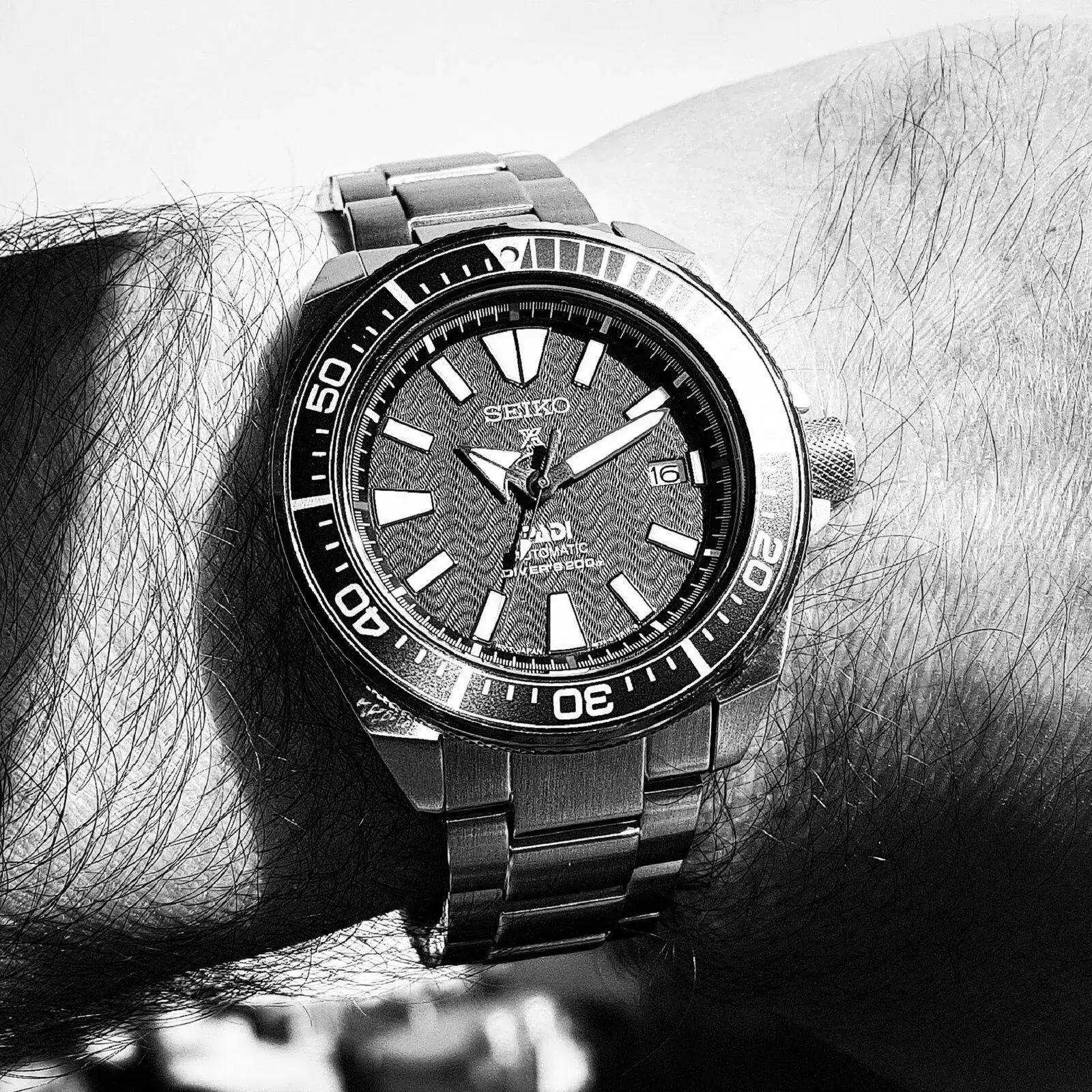Seiko Prospex 'Samurai' PADI SRPB99 Cal. 4R35 200M (B&W) (1).webp