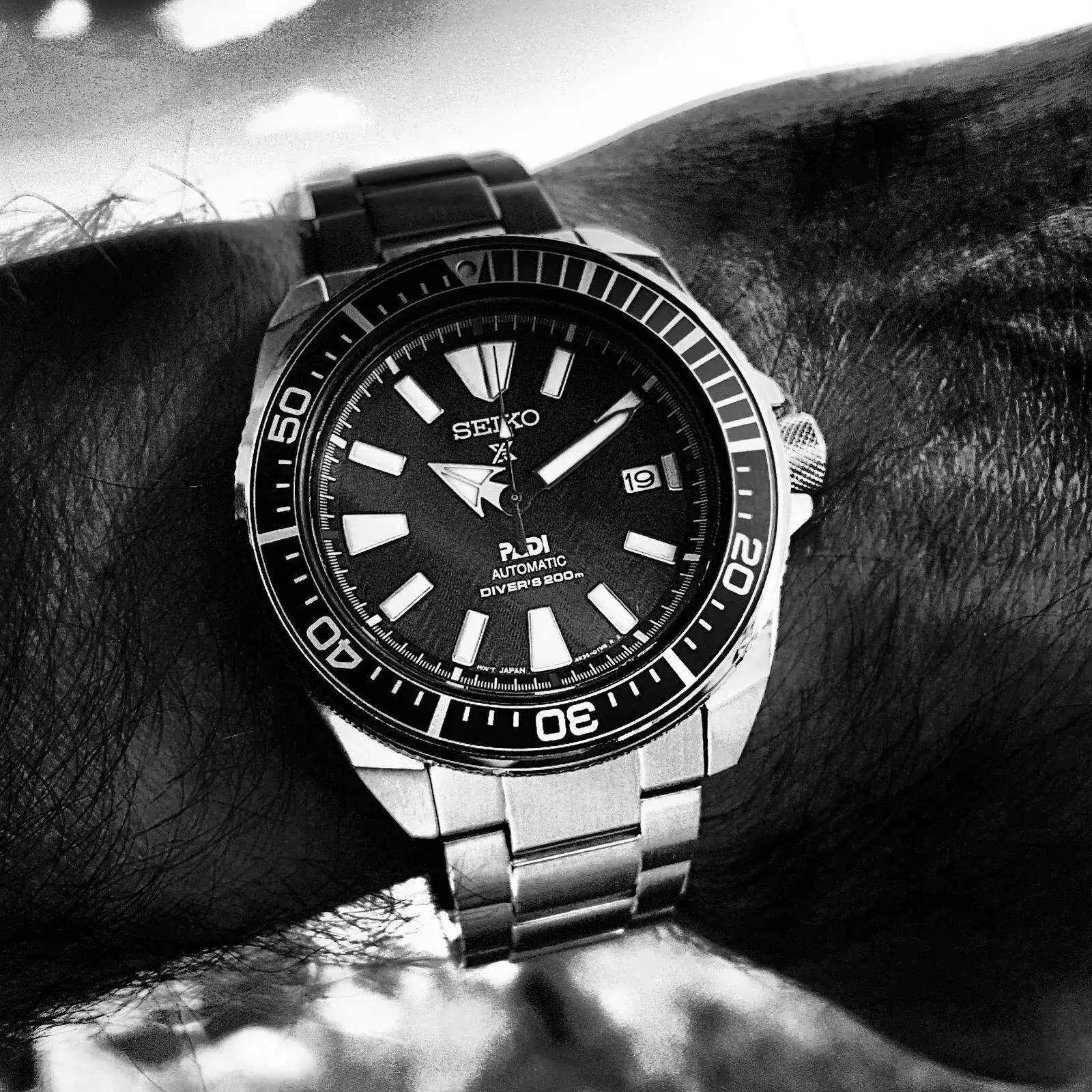 Seiko Prospex 'Samurai' PADI SRPB99 Cal. 4R35 200M (B&W) (2).webp