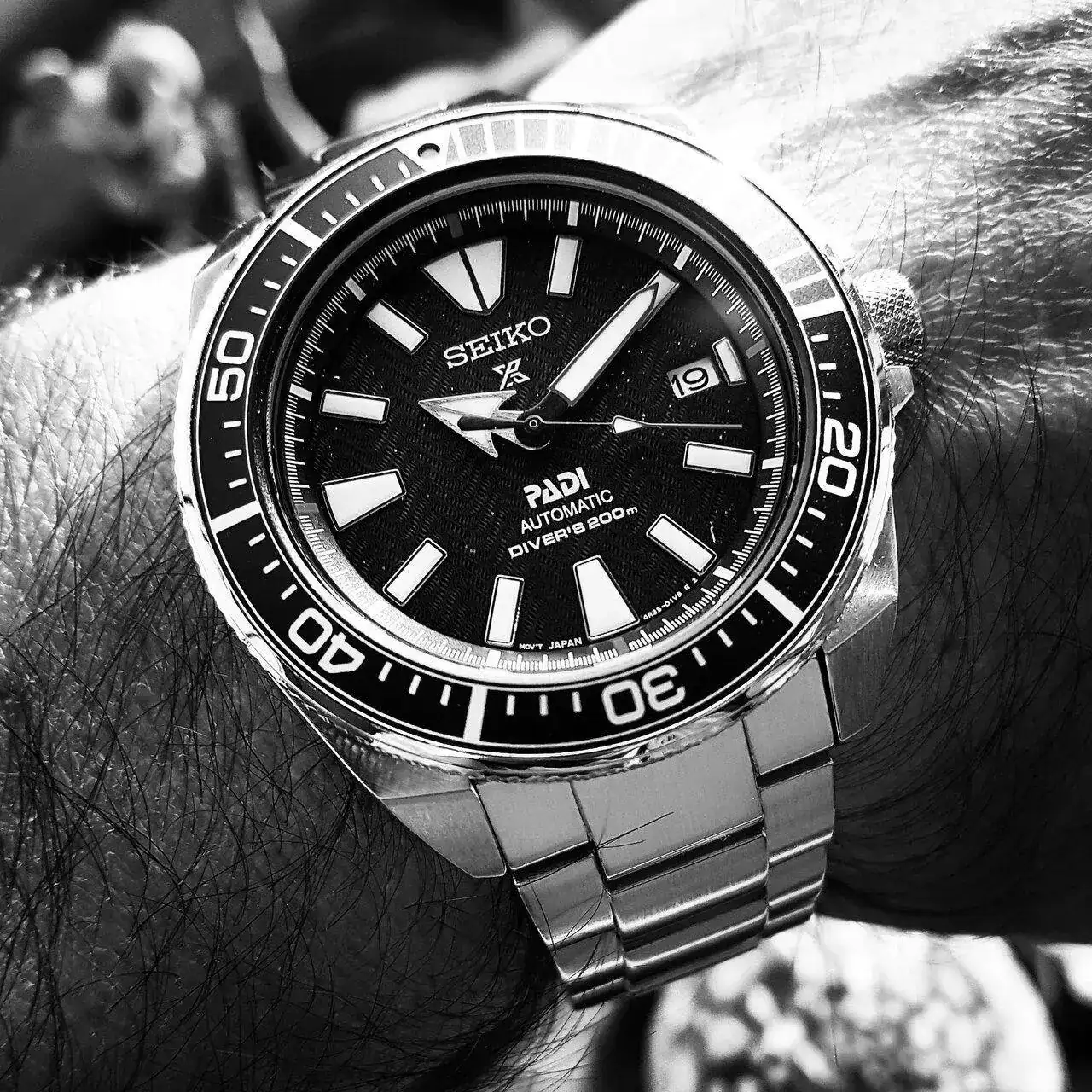 Seiko Prospex 'Samurai' PADI SRPB99 Cal. 4R35 200M (ByN).webp