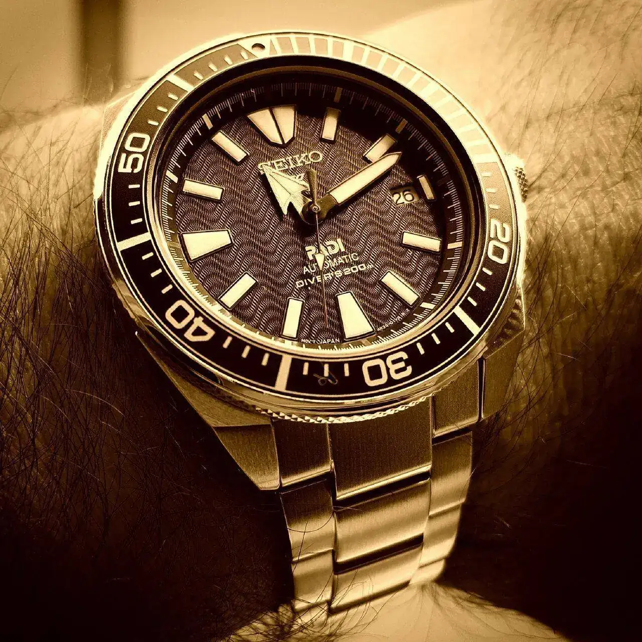 Seiko Prospex 'Samurai' PADI SRPB99 Cal. 4R35 200M (Sepia).webp