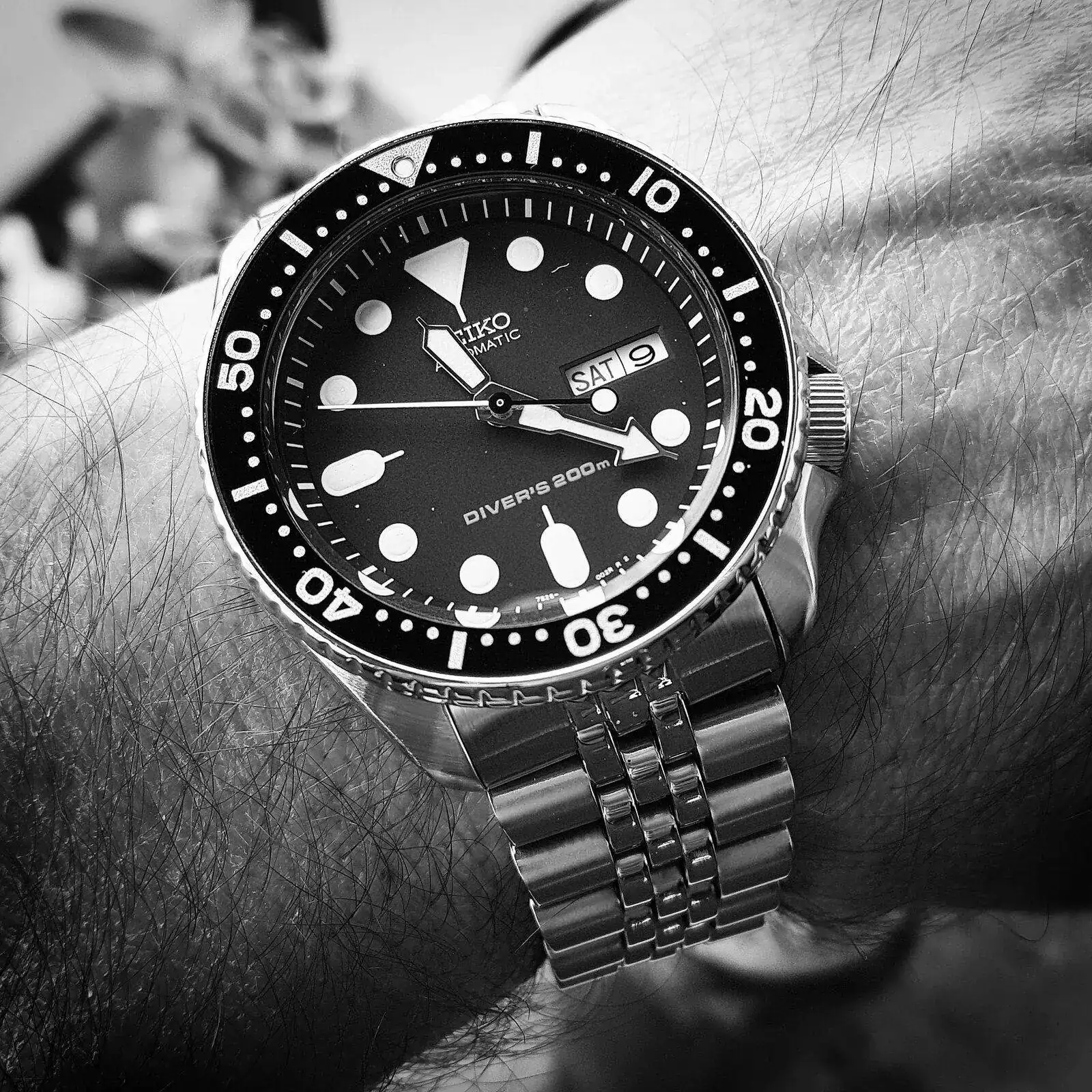 Seiko Prospex SKX007 Cal. 7S26 Auto 200M (B&W) (1).webp