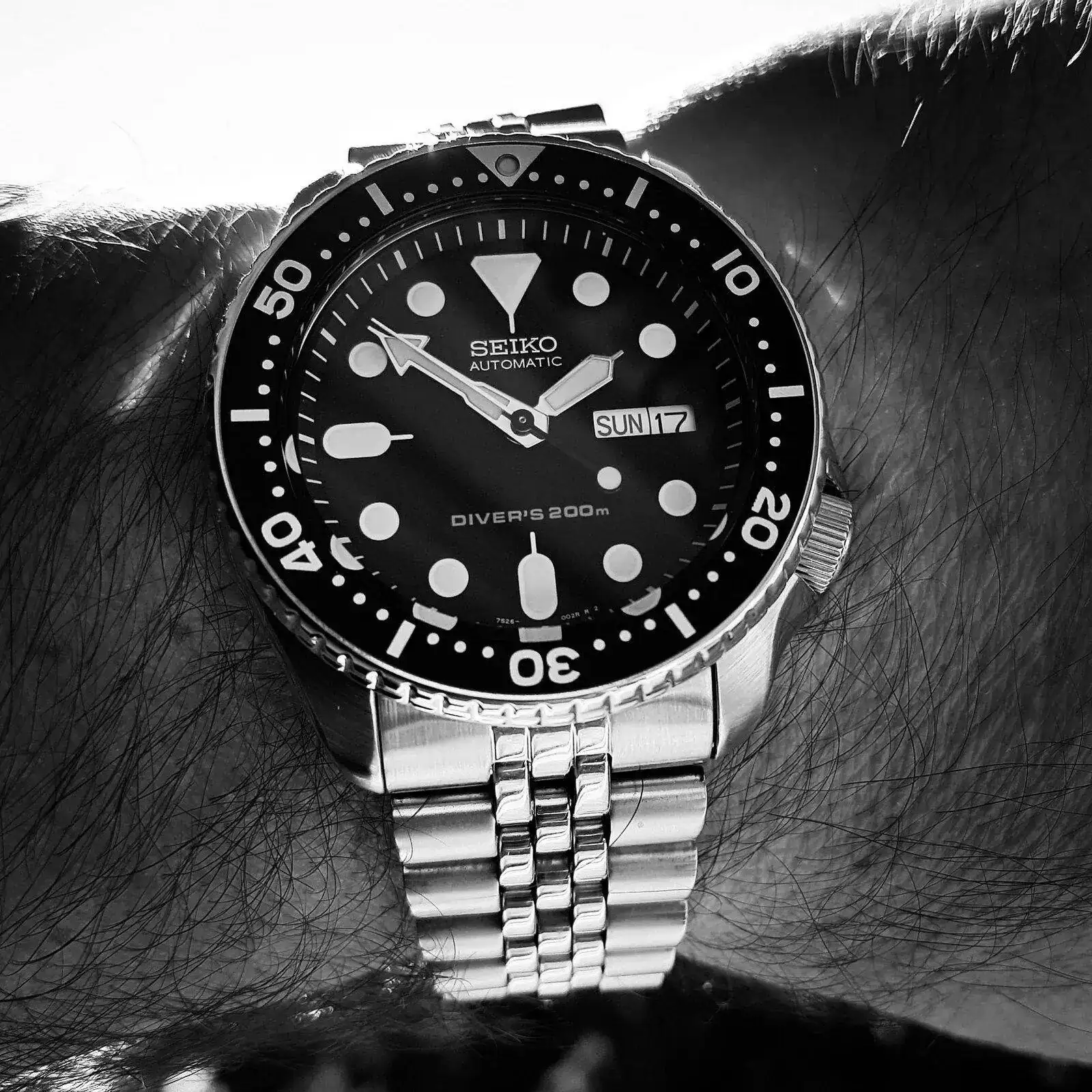 Seiko Prospex SKX007 Cal. 7S26 Auto 200M B&W (1).webp