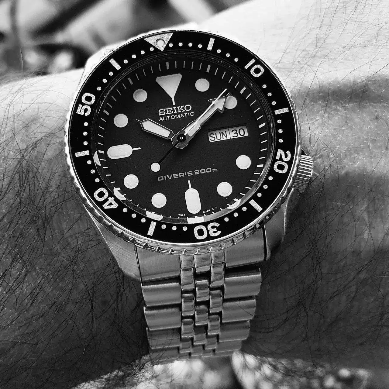 Seiko Prospex SKX007 Cal. 7S26 Auto 200M (ByN).webp