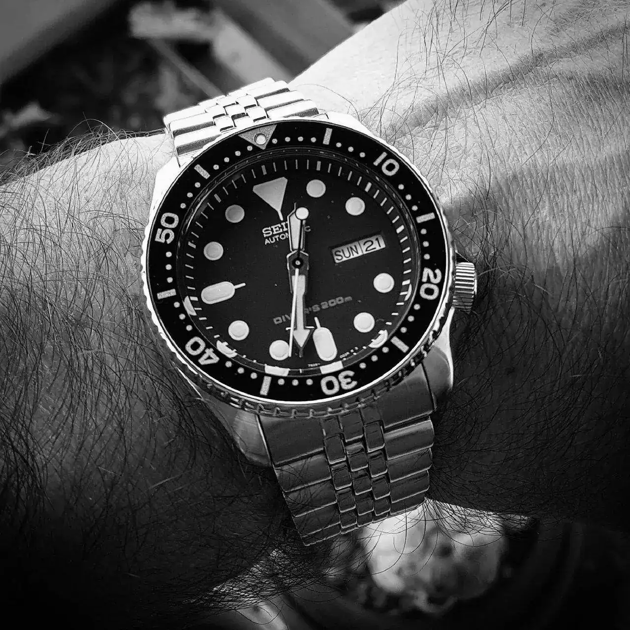 Seiko Prospex SKX007 Cal. 7S26 Auto 200M (ByN).webp