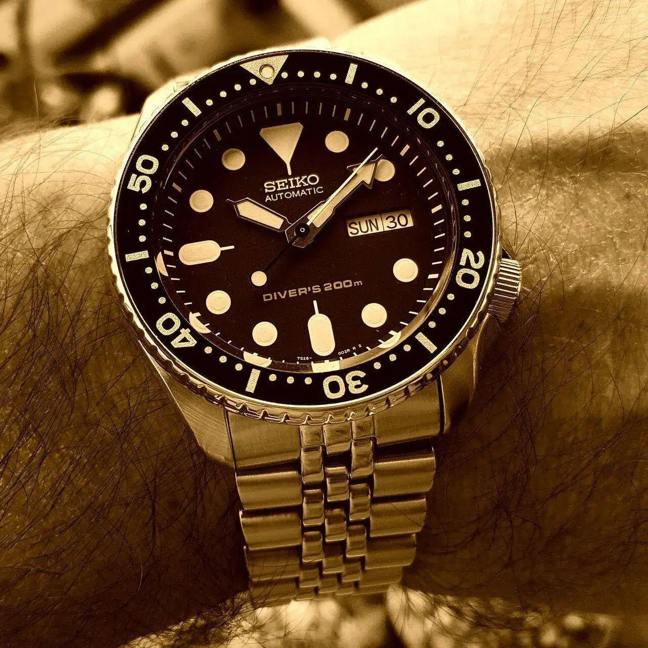 Seiko Prospex SKX007 Cal. 7S26 Auto 200M (Sepia).webp