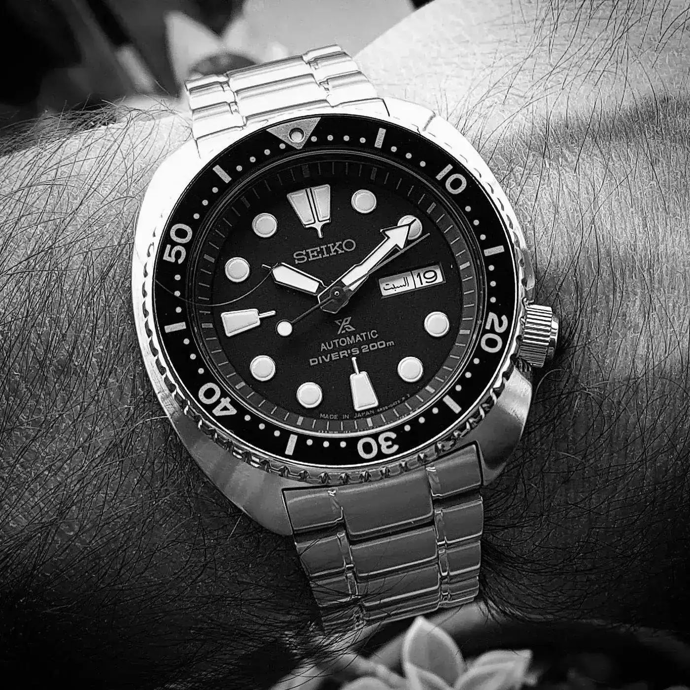 Seiko Prospex SRP775 'Turtle' Cal. 4R36 Auto 200M (B&W).webp