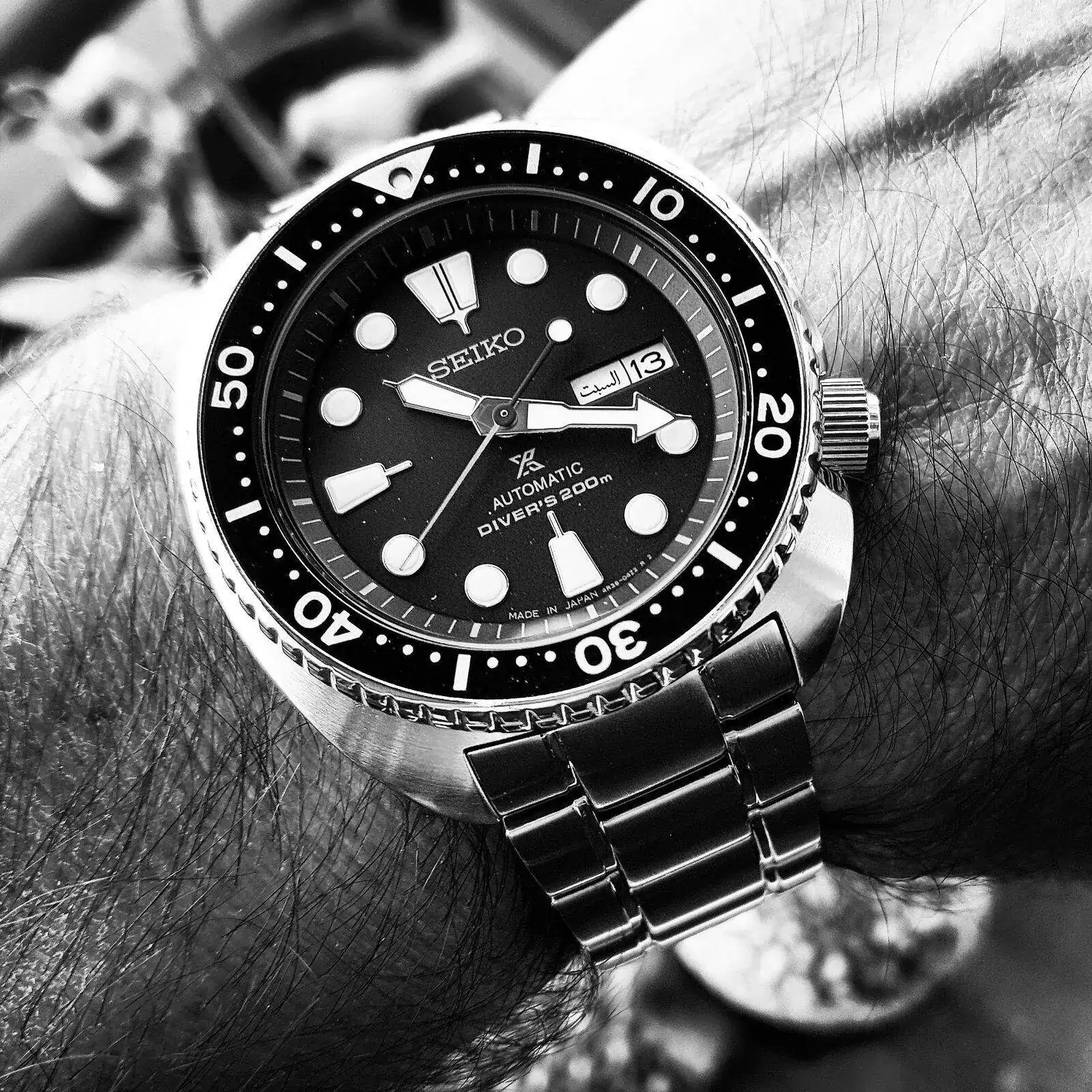 Seiko Prospex SRP775 'Turtle' Cal. 4R36 Auto 200M (ByN) (1).webp