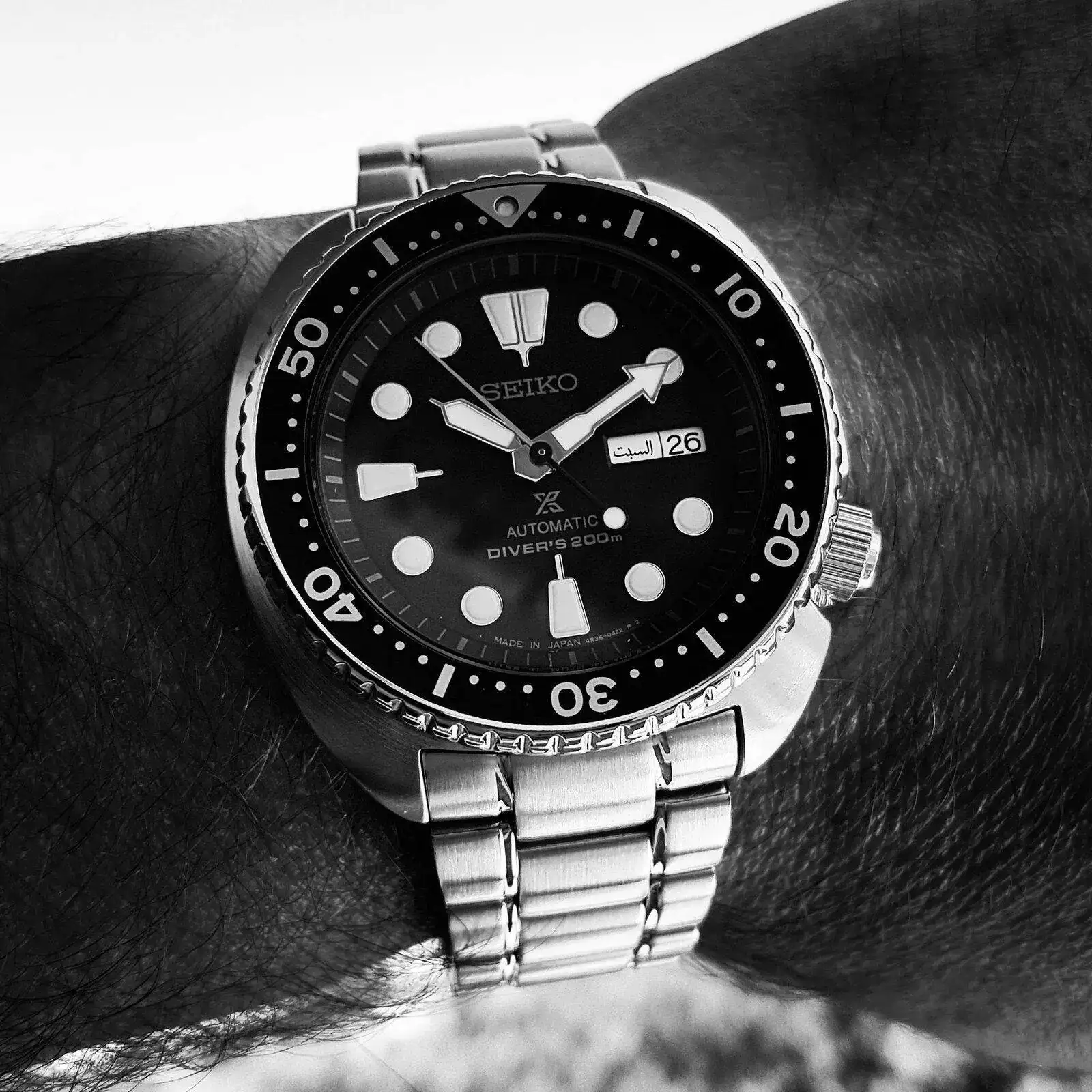 Seiko Prospex SRP775 'Turtle' Cal. 4R36 Auto 200M (ByN) (2).webp