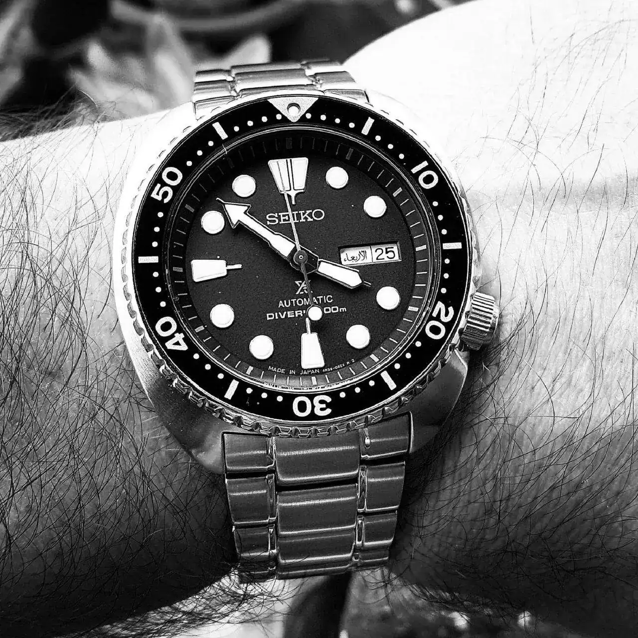 Seiko Prospex SRP775 'Turtle' Cal. 4R36 Auto 200M (ByN).webp