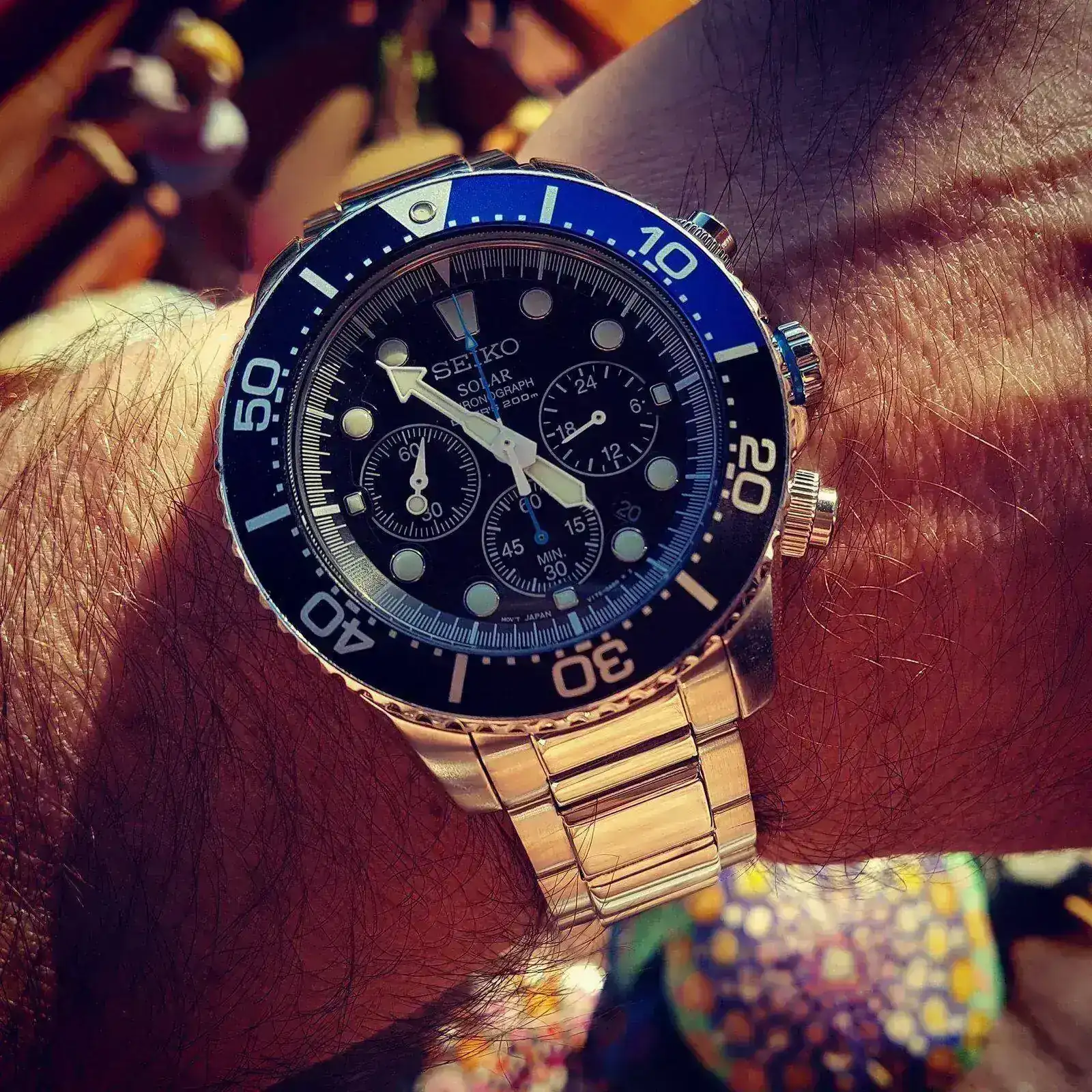 Seiko Solar Daytona Submariner Black  SSC017 200M (1).webp