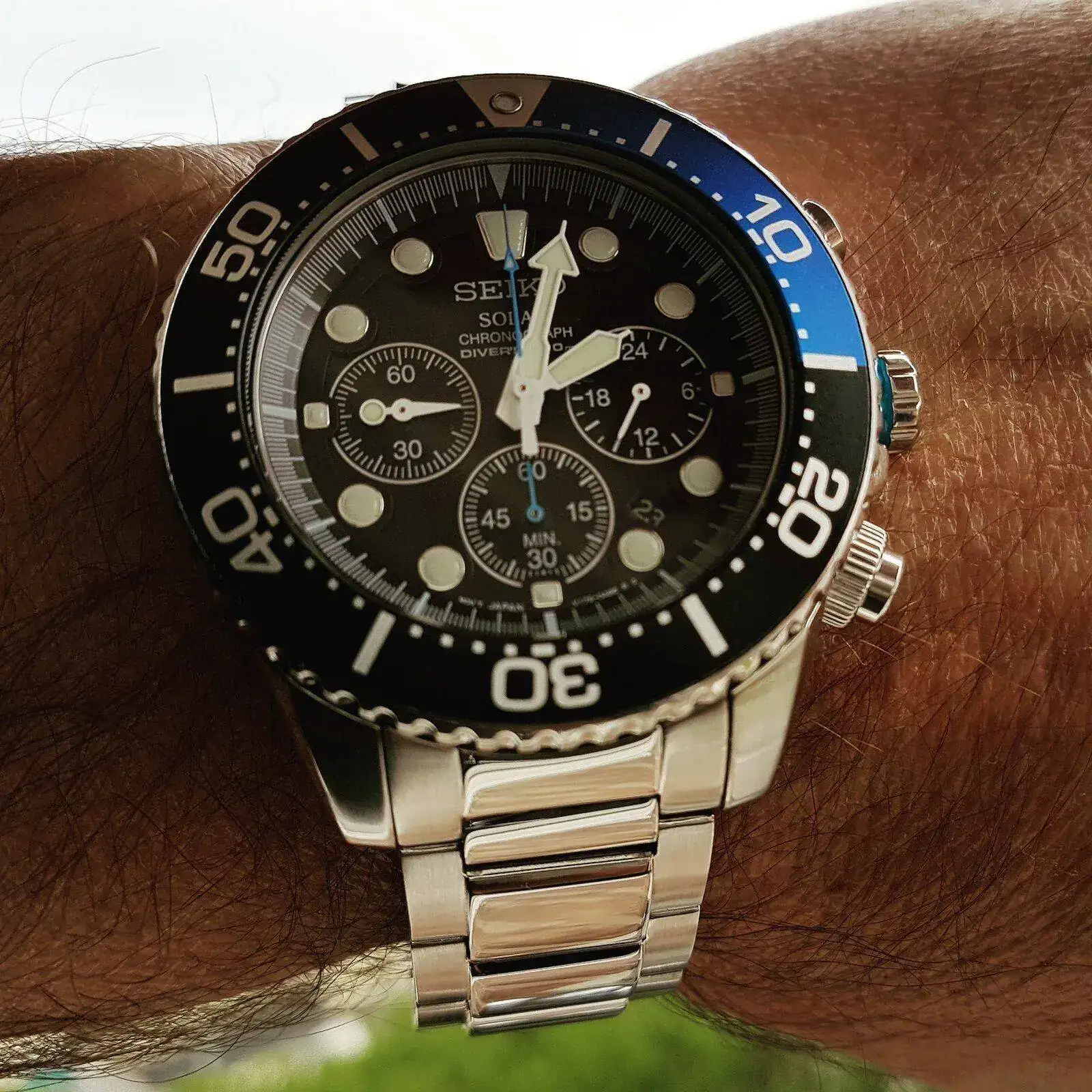 Seiko Solar Daytona Submariner Black  SSC017 200M (2).webp