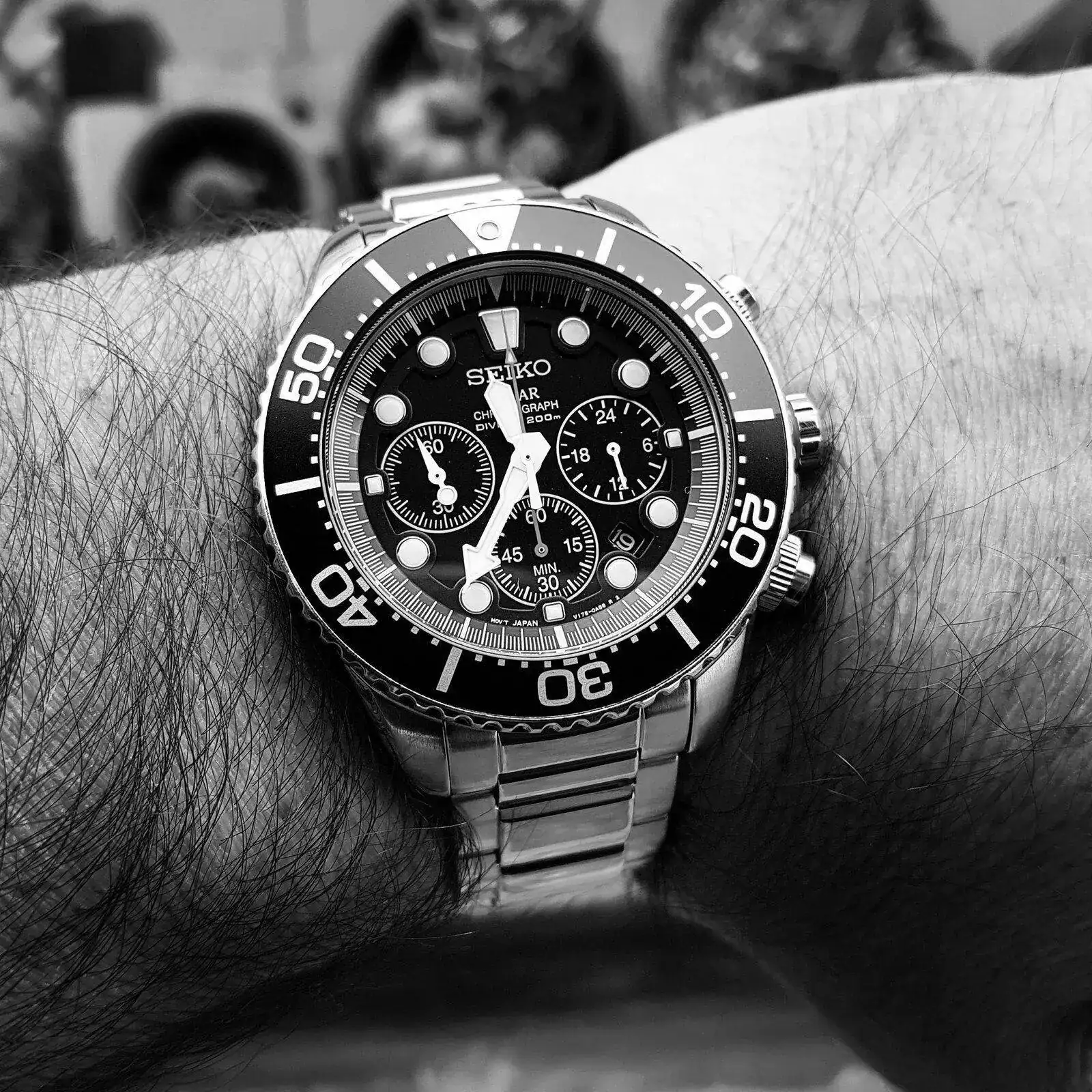 Seiko Solar Daytona Submariner Black  SSC017 200M (ByN).webp