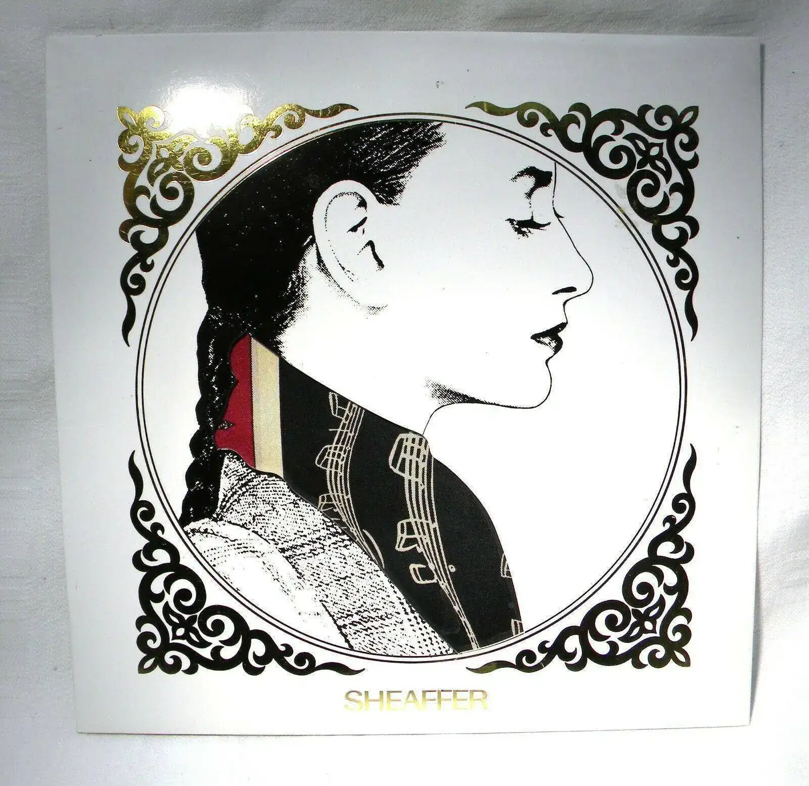 SHEAFFER FOUNTAIN PEN SILK SCARF 3.webp