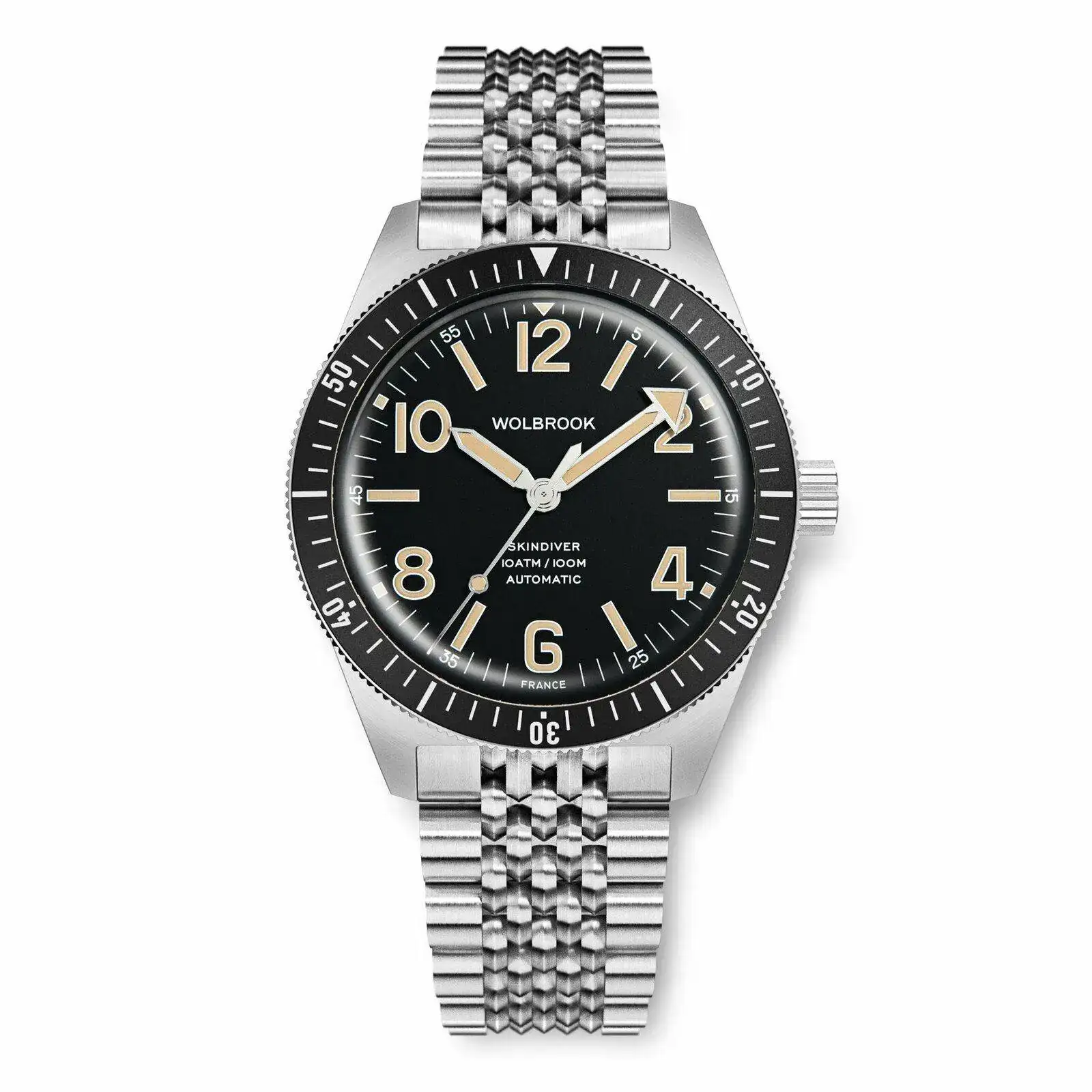 Skindiver_Automatic_Bracelet_Watch_Black_Dial_Vintage_Lum_21-SA-001-BOR-STL-LE1.webp