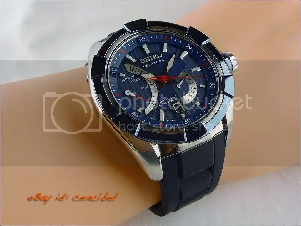 Seiko Velatura SRH017P2 Kinetic Direct Drive. Cristal zafiro