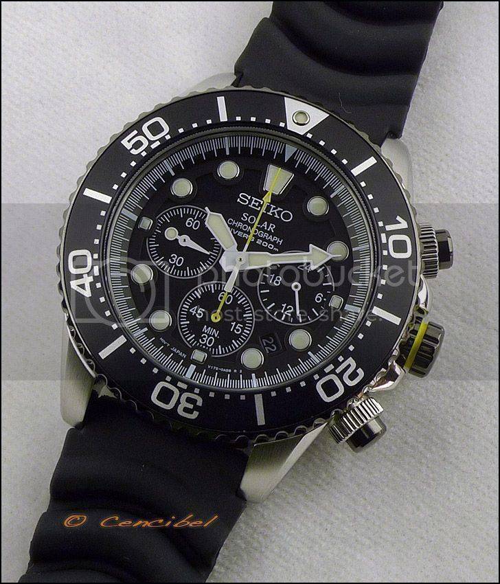 Seiko SSC021P1 Diver's 200M Submariner Solar Chronograph de correa de  caucho. | Relojes Especiales, EL foro de relojes