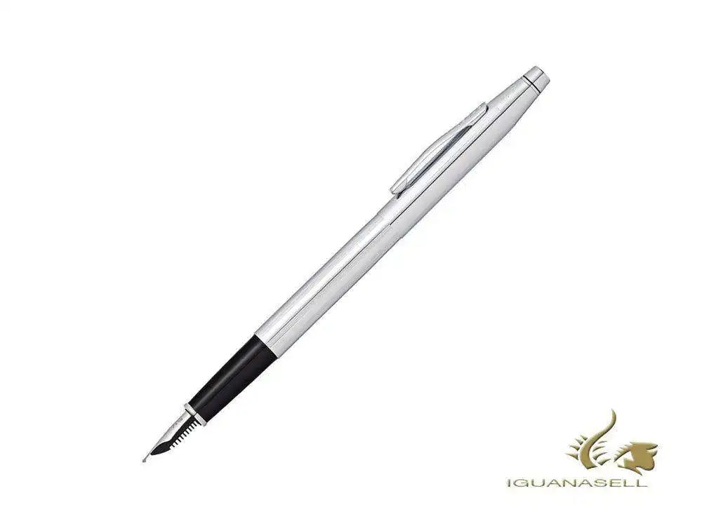 ssic-Century-Fountain-Pen-Chrome-Silver-Polished-2.webp