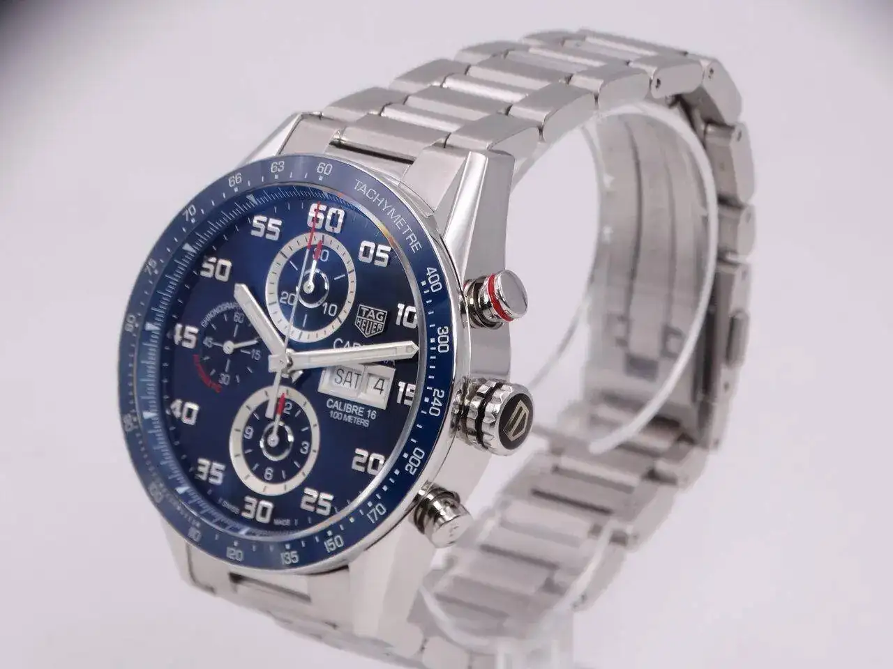 Tag Heuer Carrera Calibre 16 Chronograph Blue 01305.JPG