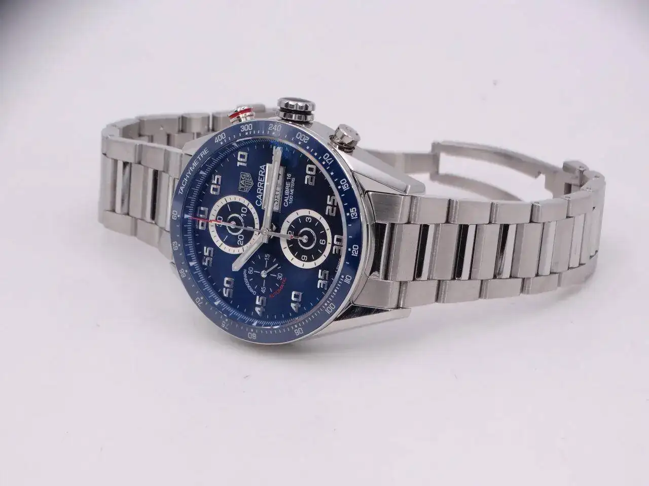 Tag Heuer Carrera Calibre 16 Chronograph Blue 01324.JPG