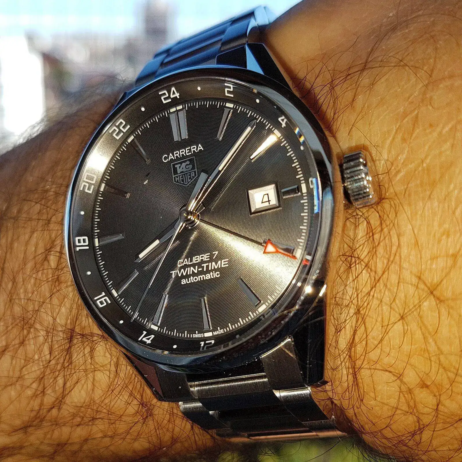 Tag Heuer Carrera Twin Time 41mm Caliber 7 WAR2012.webp