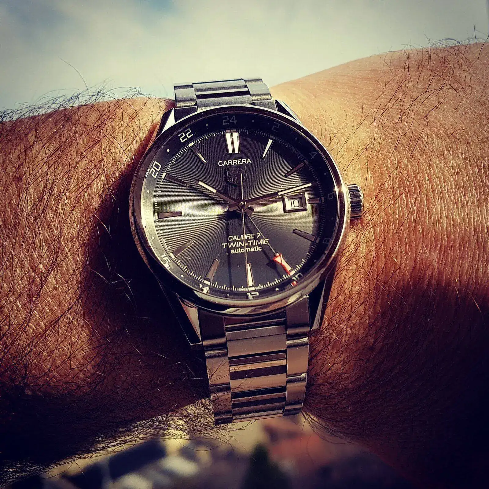 Tag Heuer Carrera Twin Time 41mm Caliber 7 WAR2012.webp
