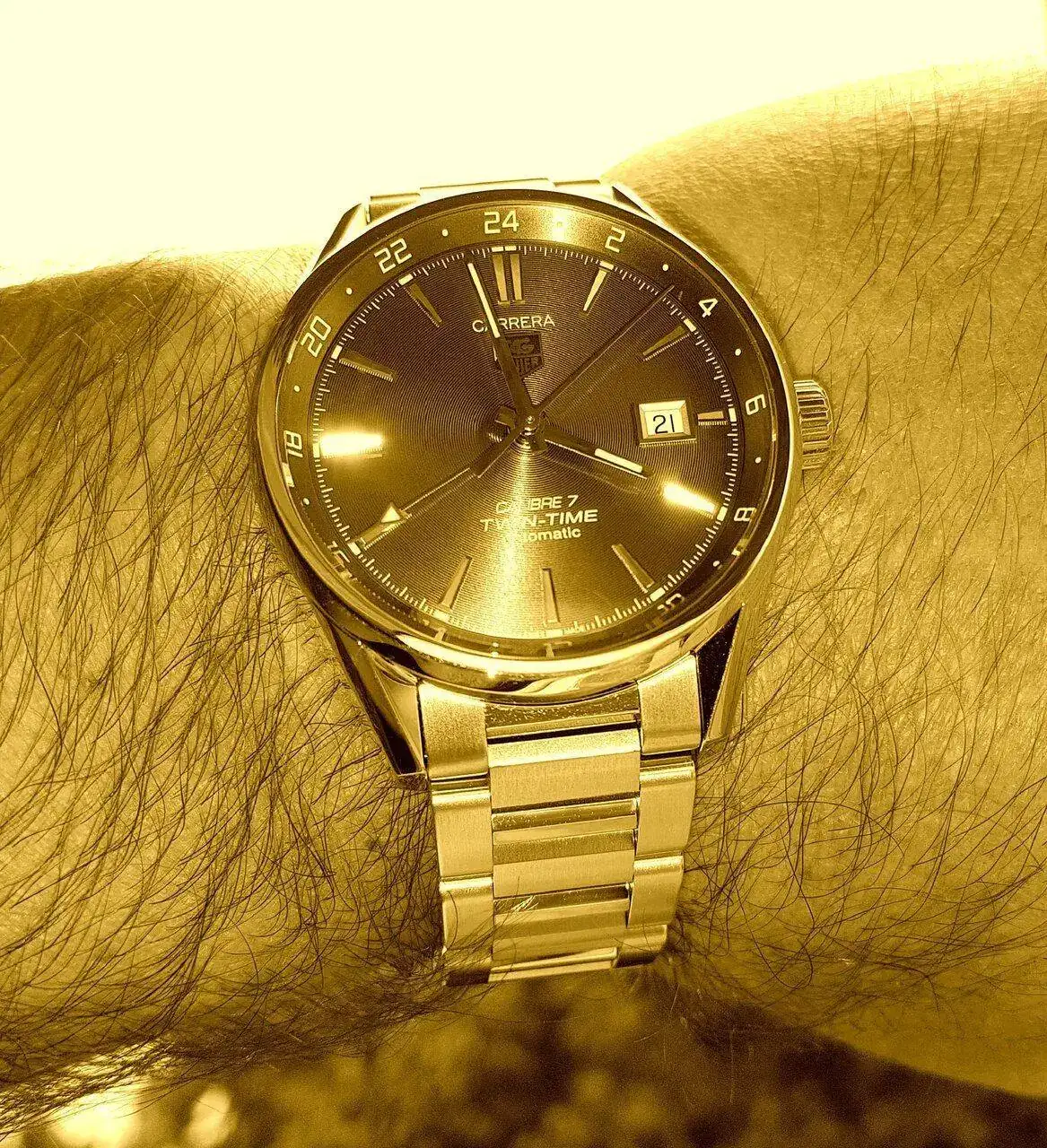 Tag Heuer Carrera Twin Time 41mm Caliber 7 WAR2012620 (Sepia).webp
