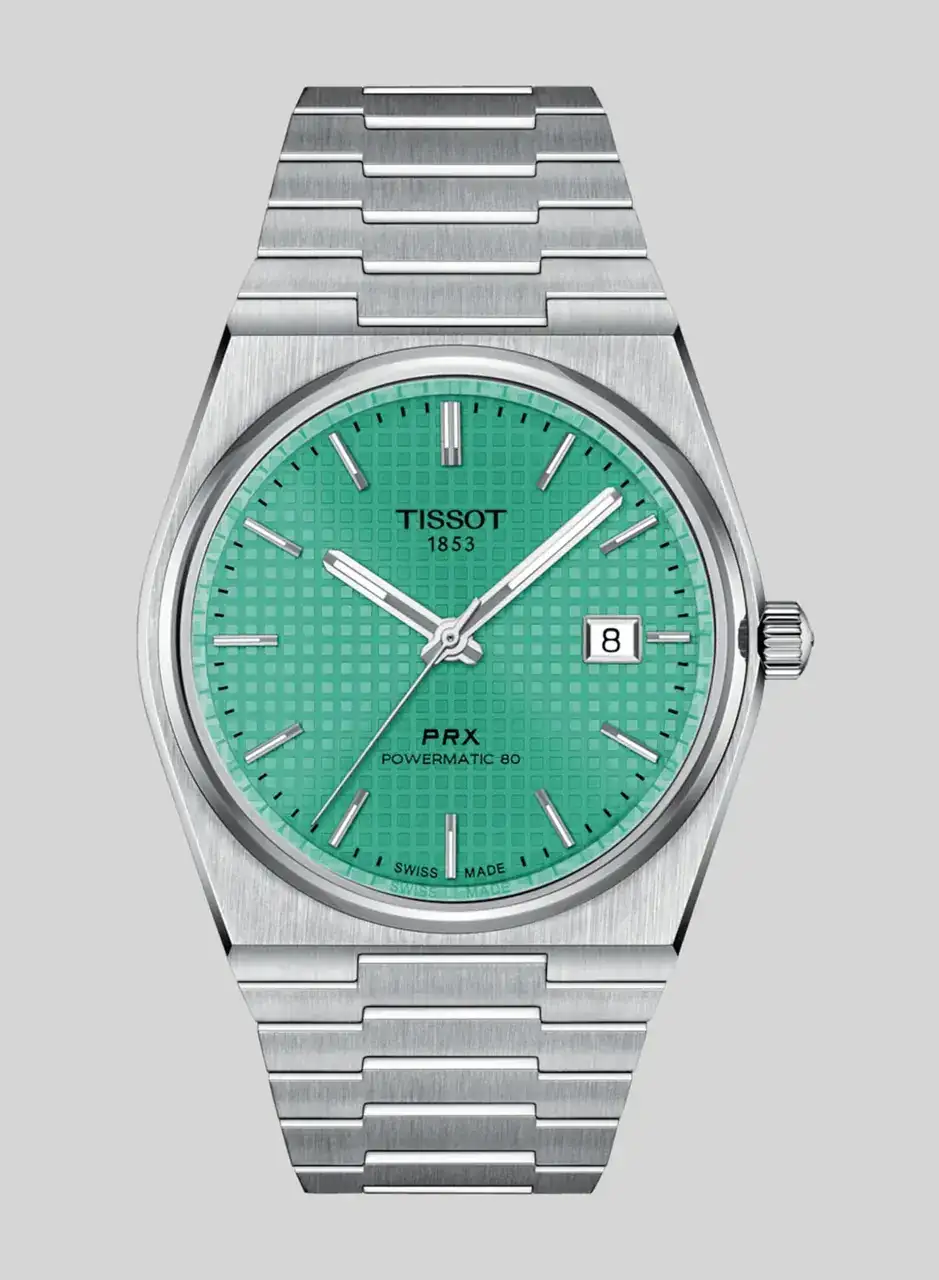 Tissot PRX Powermatic 80 40mm Gofre Verde Menta T137.407.11.091.01 - 2