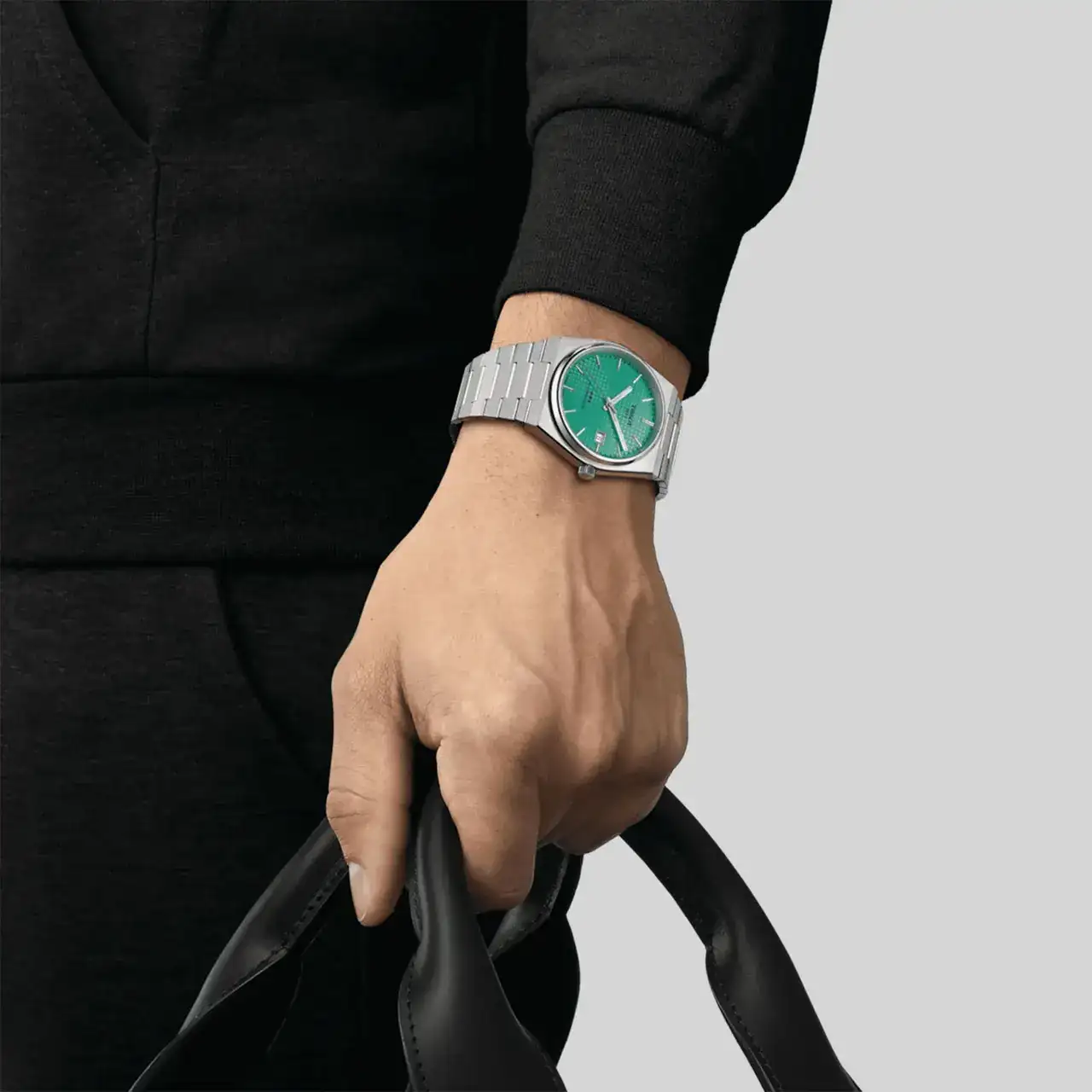 Tissot PRX Powermatic 80 40mm Gofre Verde Menta T137.407.11.091.01 - 4