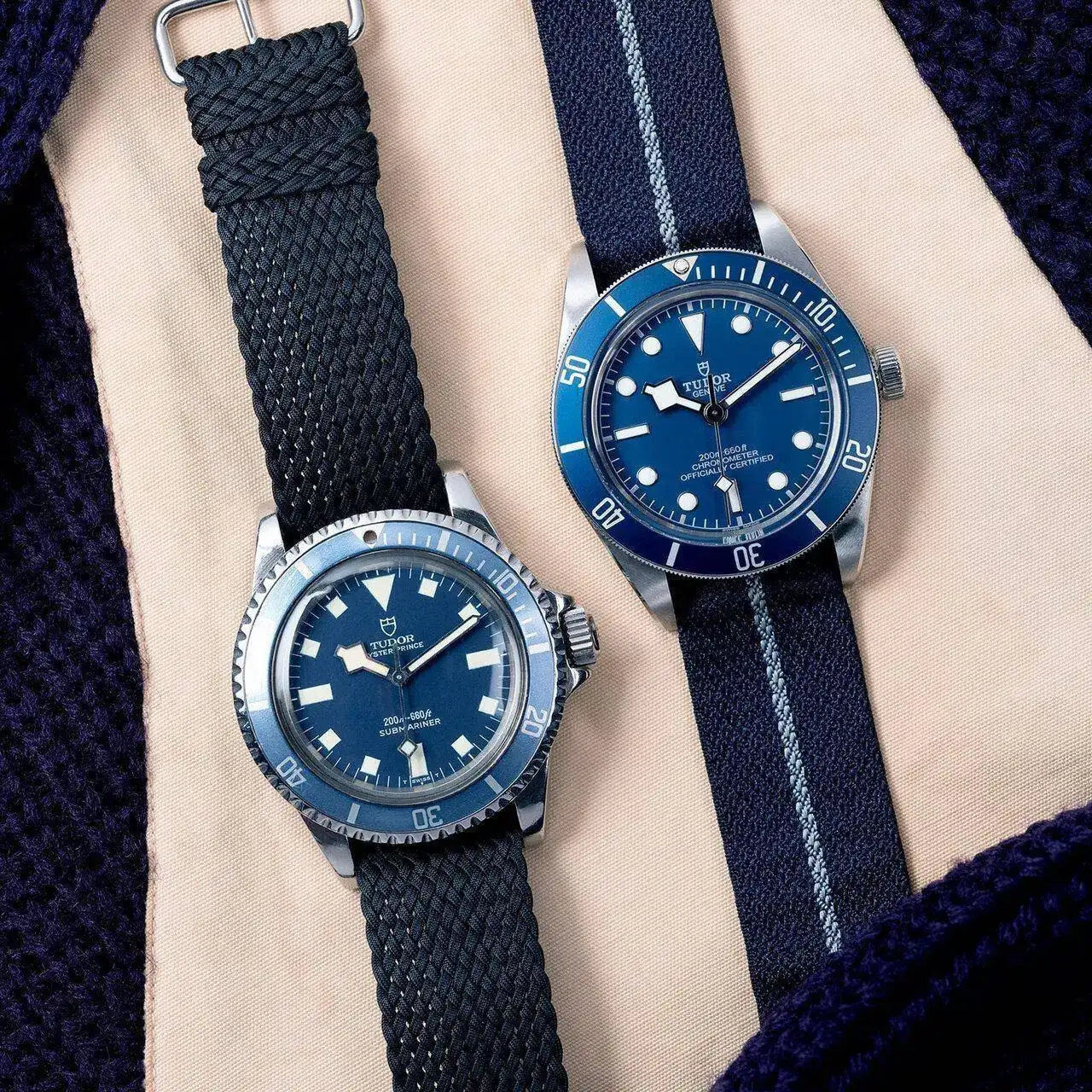 Tudor-Black-Bay-58-Navy-Blue-y-modelo-histórico-Horas-y-Minutos.webp